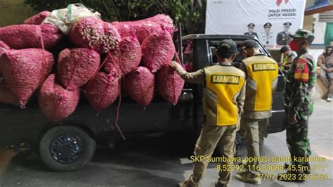 Periksa Kelengkapan Dokumen Karantina Pertanian Sumbawa Gelar Operasi