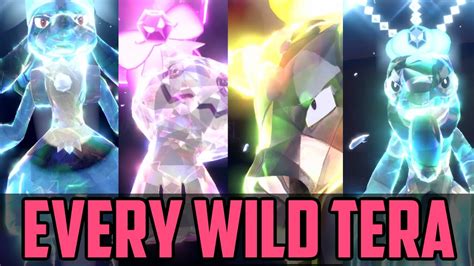 Every Wild Tera Pokémon Pokémon Scarlet And Violet Youtube