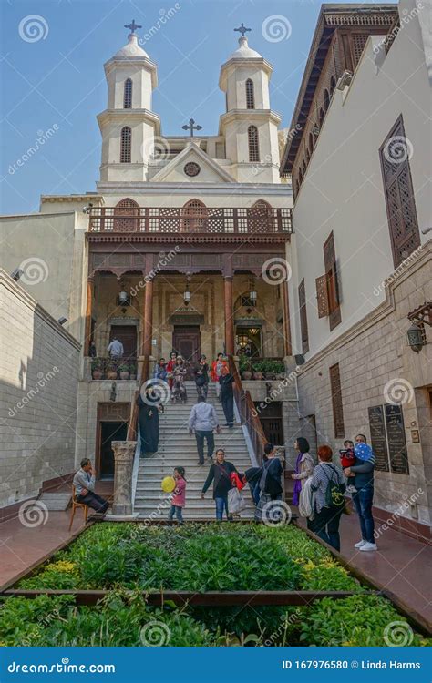 Cairo Egypt Saint Virgin Mary`s Coptic Orthodox Church Editorial