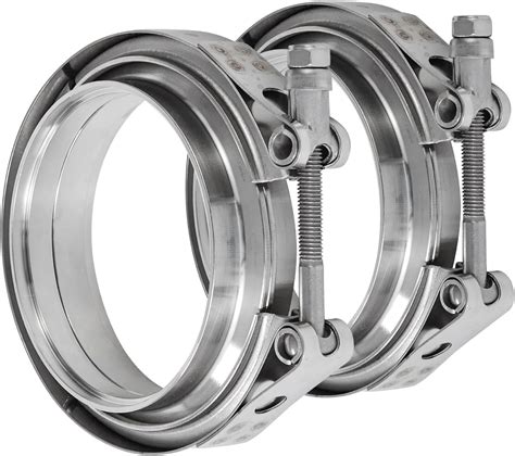 Amazon 2 X 2 5 Quick Release V Band Clamp 2 5 Inch V Band Flange