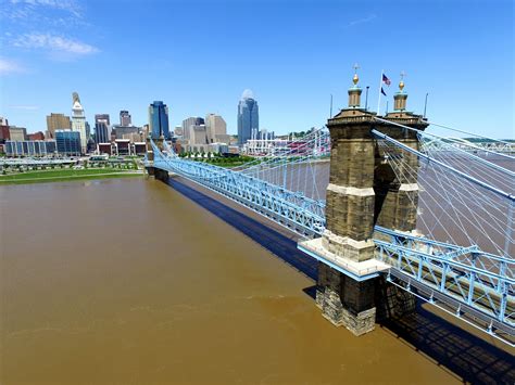 photo   mighty muddy ohio river  cincinnati