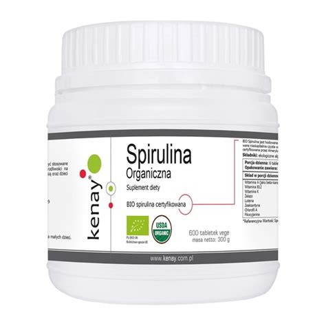 Kenay Spirulina Organiczna Tabletki Szt