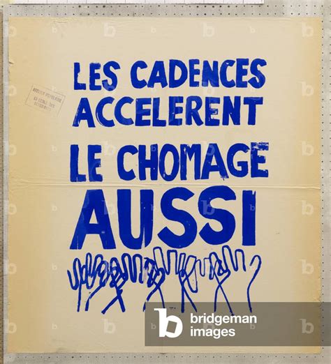 France Affiche Mai 1968 Poster France May 68 Les Cadences