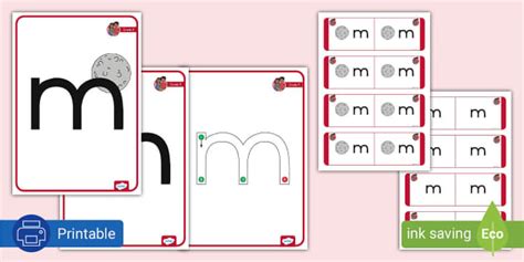 FREE Gr R Phonics M Poster Flashcards And Robot Letter