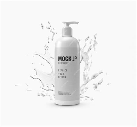 Premium Psd Gel Bottle Mockup