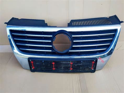 Grill VW PASSAT B6 Atrapa chłodnicy 11992990748 oficjalne archiwum