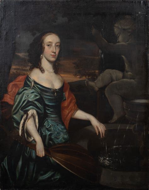 Proantic Portrait Of Barbara Villiers 1640 1709 Countess Of Castle