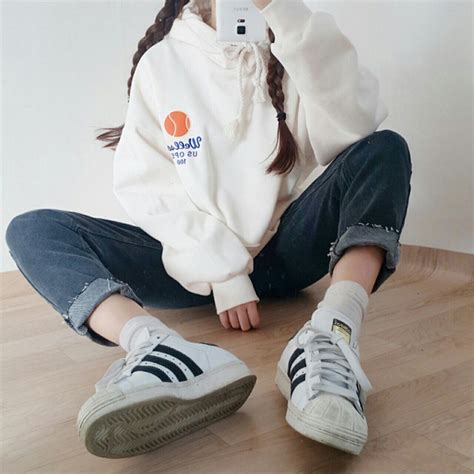 Pin By ♡ K I M ♡ On Korean Fashion Hoodie Fashion Ulzzang Fashion