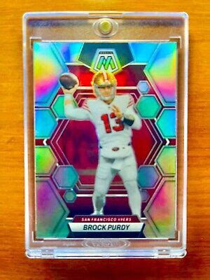 Brock Purdy Rare Silver Refractor Prizm Investment Card Mosaic Ssp Er