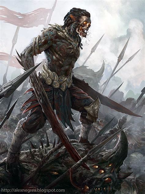 40 Incredible Warrior Art Examples Bored Art Dark Fantasy Art