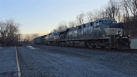 Norfolk Southern Manifest Trains At Lewistown PA February 2024 YouTube