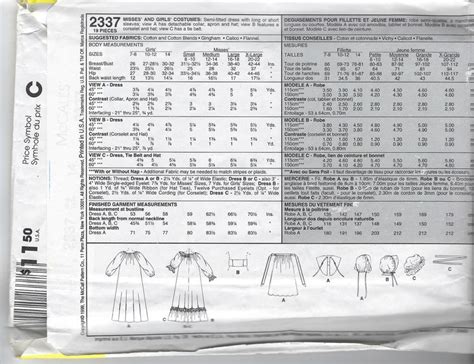 Uncut Mccalls Sewing Pattern 2337 Frontier Mormon Etsy