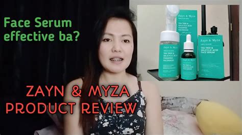 Zayn And Myza Product Review Tea Tree And Salicylic Acid Face Serum Review Youtube