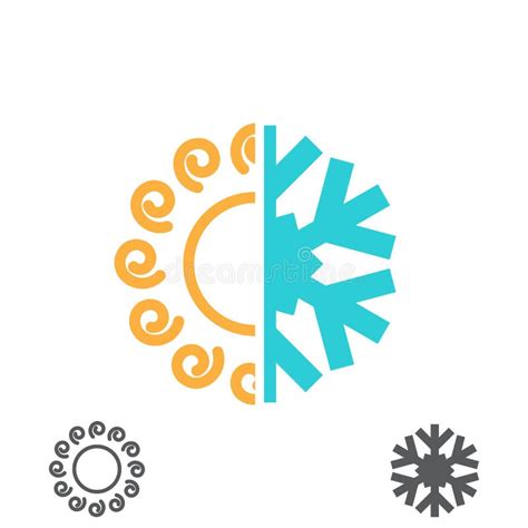 Hot And Cold Icon Stock Vector Illustration Of Freeze 107161822