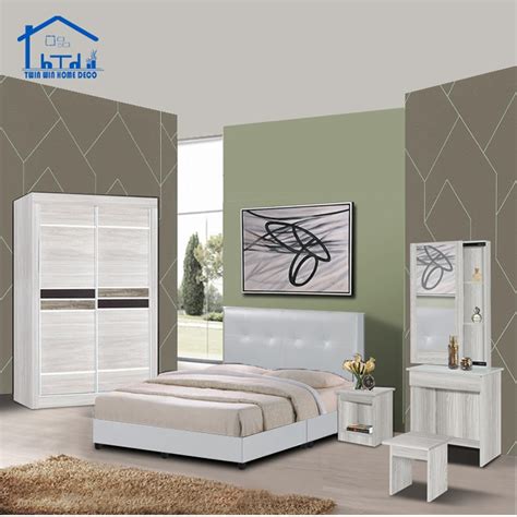 Kl And Selangor Queen 4 Feet Sliding Bedroom Set 5 Piece Setset