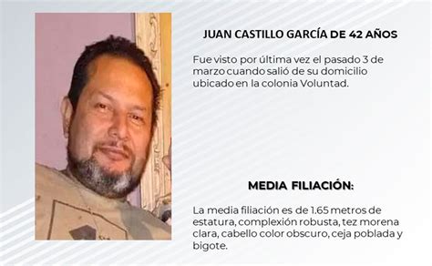 Se Busca Solicitan Apoyo Para Localizar A Juan Castillo Garc A