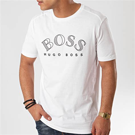 BOSS Tee Shirt 50424014 Blanc LaBoutiqueOfficielle