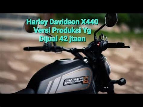 Harley Davidson X440 Versi Produksi Yg Dijual 42 Jtaan YouTube