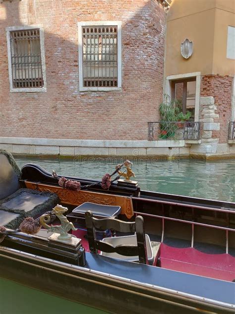 Canal With Gondolas In Venice Italy Architecture And Landmarks Of