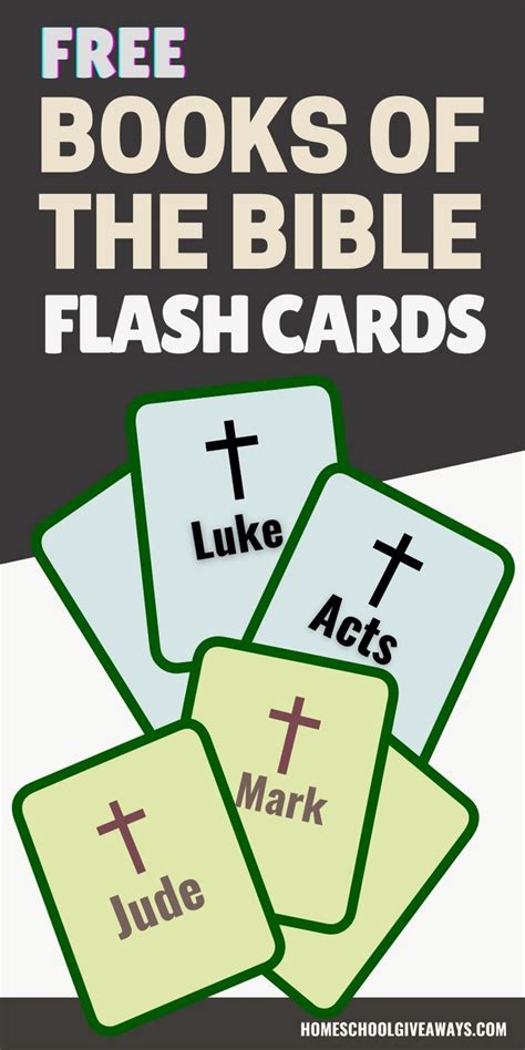 Free Books Of The Bible List Printable Cheat Sheets And Flash Cards