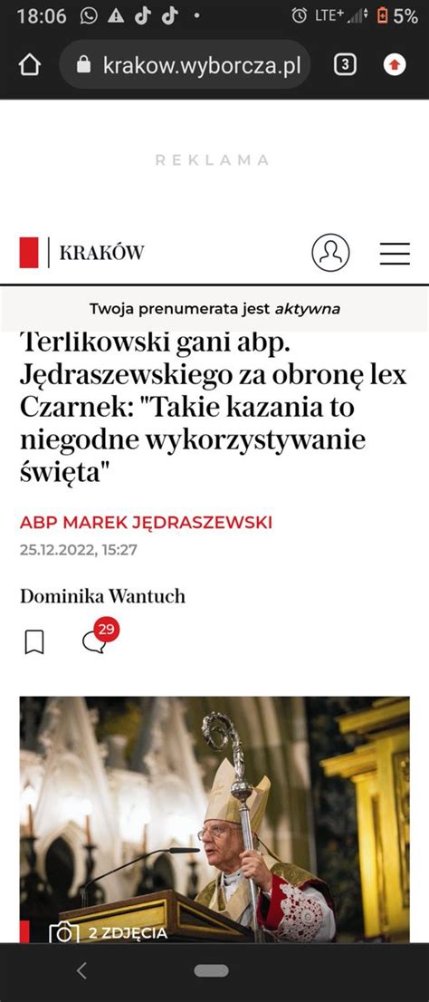 Piotr Semka On Twitter Pracowite Wi Ta Tomasza Terlikowskiego