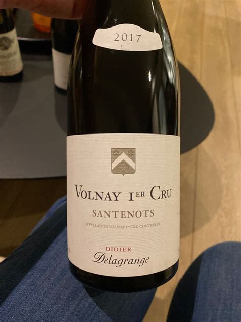 2019 Domaine Henri Delagrange Fils Volnay 1er Cru Santenots France