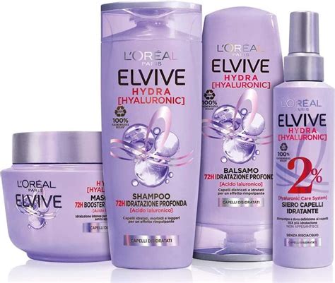 L Or Al Paris Elvive Routine Completa Hydra Hyaluronic Kit Con Shampoo