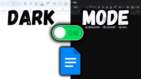 Como Ativar O Modo Escuro No Google Docs Youtube