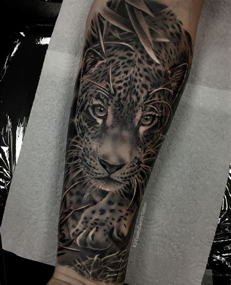 Leopard Print Arm Tattoo