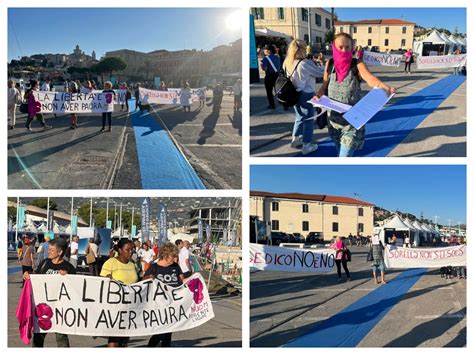 Imperia Flash Mob Di Non Una Di Meno Alle Vele D Epoca Femminicidi