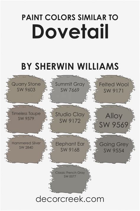 Dovetail Sw 7018 Paint Color By Sherwin Williams Decorcreek