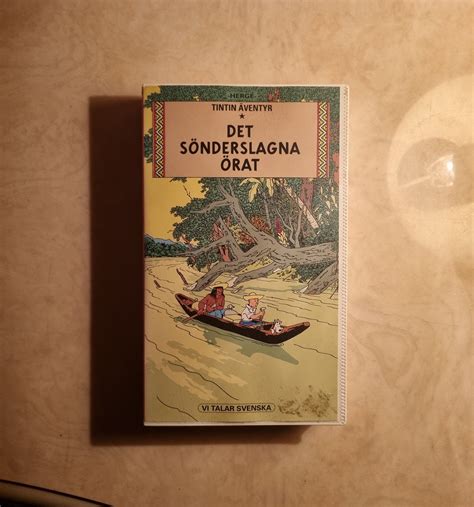 Tintin Det S Nderslagna Rat Svensk Vhs Sf K P P Tradera