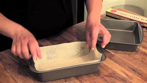 Culinary Parchment 101 Lining A Loaf Pan Youtube