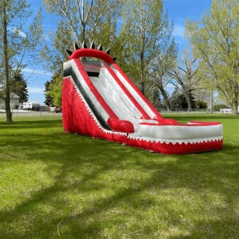 Red Water Slide Bounce Around Elwood Ut