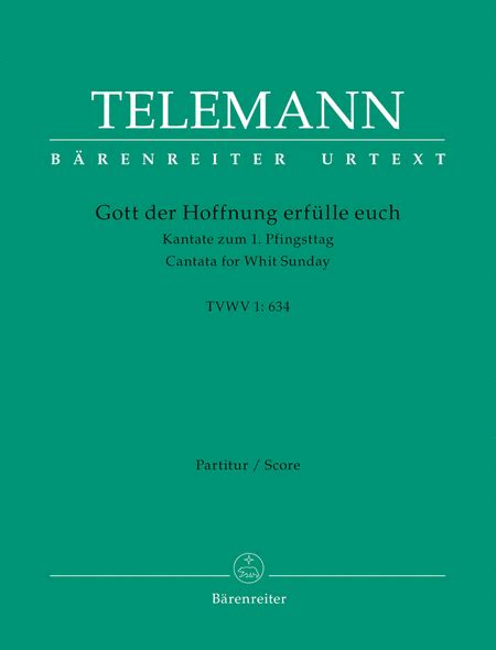 Gott der Hoffnung erfülle euch TVWV 1 634 by Georg Philipp Telemann