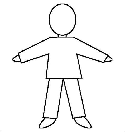 28 Body Outline Templates Free Pdf Png Formats