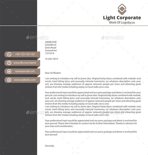 FREE 10+ Sample Personal Letterhead Templates in PDF | MS Word | PSD | EPS | AI