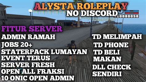 Server Gta Samp Dengan Fitu Fitur Gaada Obat Rivew Server Gta Samp