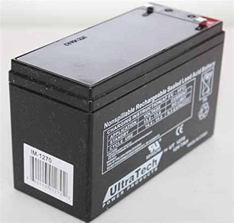 Ultratech Ut Ut F V Ah Sealed Lead Acid Alarm Battery