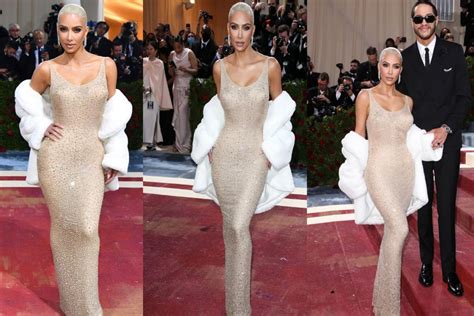 Kim Allegedly Damaged Marilyn Monroe S Iconic Dress During Her Met Gala