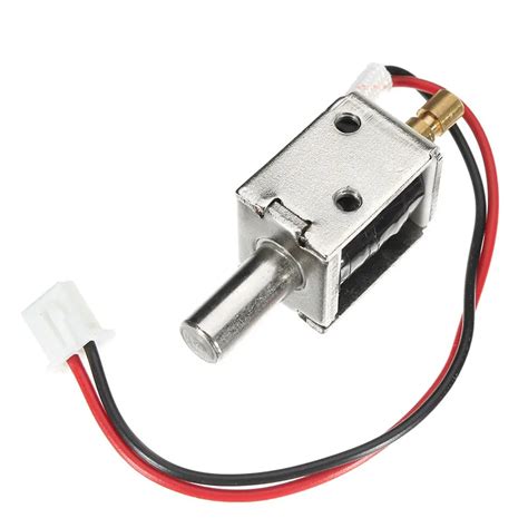 Mini fechadura eletromagnética elétrica de 12v dc 0 43a trava por