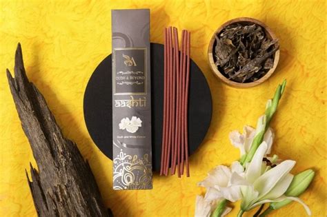 Wood Aashti Oud White Flower Incense Stick Bamboo Less Oudh At Rs 49