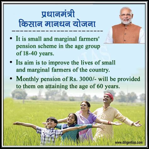 Pradhan Mantri Kisan Maan Dhan Yojana Diligent Ias