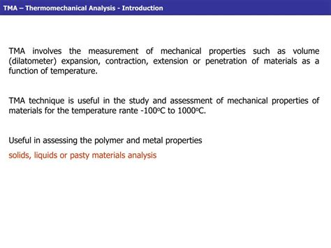 Ppt Thermal Analysis Powerpoint Presentation Free Download Id 7020331