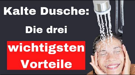 Kalte Dusche 3 Essenzielle Vorteile Wissenschaftlich Bewiesen YouTube