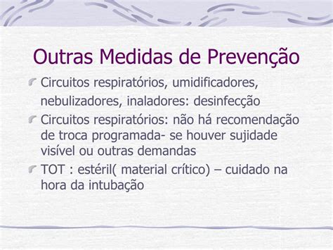 Ppt Preven O De Pneumonia Associada Ventila O Mec Nica Em