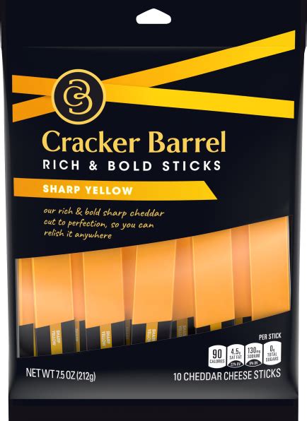 On The Go Sticks and Bars | Products | Cracker Barrel Cheese