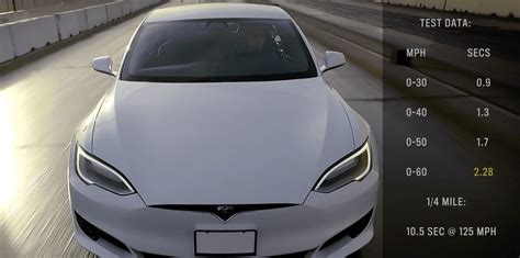 Tesla Model S P100d Ludicrous Achieves Record 228 Second 0 60 Mph And