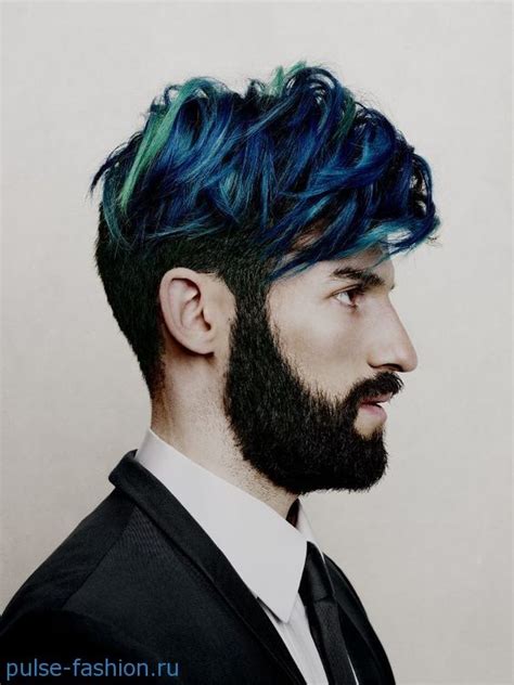 Модный цвет волос для мужчин фото 2017 | Green hair men, Men hair color ...