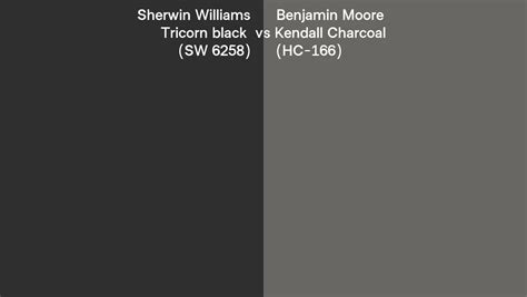 Sherwin Williams Tricorn Black Sw Vs Benjamin Moore Kendall